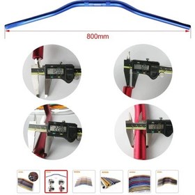 Resim Motosiklet Gidon 28mm Renk Şeçenekli - Gri 