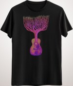 Resim GreenMint Unisex Siyah Living Gitar Guitar 2 