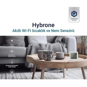Resim Lidyahan Store Akıllı Wi-Fi LCD Ekranlı Sıcaklık ve Nem Sensörü, Gerçek Zamanlı Sıcaklık ve Nem Verileri, Uygulama Üzerinden Anında Bildirim 