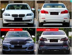 Resim Bmw 5 Serisi F10 2010-2016 İçin Uyumlu 2017+ G30 Facelift 