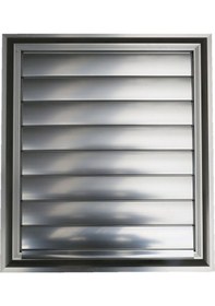 Resim (35X36) Alüminyum Parlak Krom Menfez Banyo Havalandırma Panjur -Y 