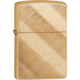 Resim Zippo 29675 Diagonal Weave Brass Çakmak 