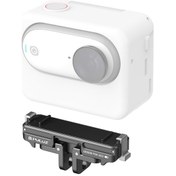 Resim Rogfer Insta360 Go3 / Go 3s İçin Puluz Manyetik Abs Hızlı Bırakma Taban Montajı Siyah 