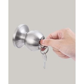 Resim Estetik Güvenli Topuzlu Kapı Kilidi 