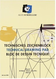 Resim Alex Schoeller antetli Teknik Resim Defteri A3 