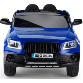 Resim Cozibo 2394 Suv 12 Volt Uzaktan Kumandalı Deri Koltuklu Akülü Araba Mavi 