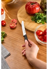 Resim Dr. Inox Domates Bıçağı Siyah 22 Cm Siyah 