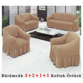 Resim StarMall Bürümcük Koltuk Örtüsü, Berjer, Çekyat Kılıfı 3211 Takım Bal 