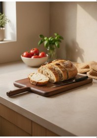 Resim The Mia Natura Akasya Kesme Tahtası 40x20x2 Cm Kahverengi 