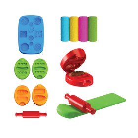 Resim Hamburger Hamur Seti: Parmak Gücü ve Yaratıcı Tasarım Bir Arada! 