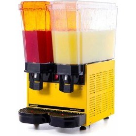 Resim SAMIXIR Klasik Twin Fıskiyeli Soğuk İçecek Dispenseri 20+20 Litre Sarı 