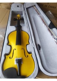 Resim Valeria Tam Boy 4/4 Sarı Renk Keman-Kutu-Yay-Reçine 