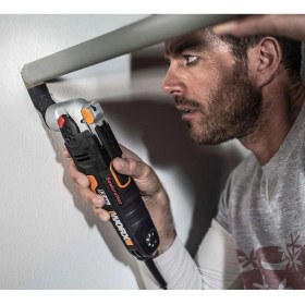 Resim Worx WA4960 Çok Amaçlı Raspalama Makinası Için 35x40 Mm Ahşap, Pvc Universal Kesme ve Zımparalama Bıç 