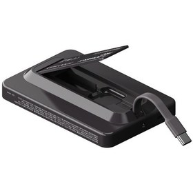 Resim Momax IP131HKD Power X Pro+Magnetic Wireless 5000 mAh Standlı + USB-C Kablo Powerbank Siyah 