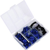 Resim Wezone 158 Adet Mavi Motor Güçlük Milyesi Seti - Alüminyum+abs Malzeme, Evrensel Uyumlu, Ön-arka-panedelik Tam Tesisat, Dayanıklı Ve Pratik Montaj 