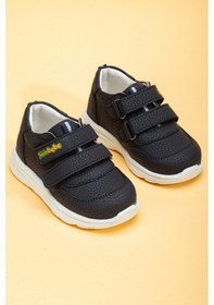 Resim Şirinbebe Şiringenç Ortopedik Lacivert Cırtlı Beyaz Taban Erkek Bebek Çocuk Spor Ayakkabı-3181 Lacivert 