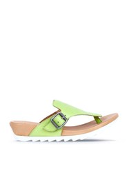 Resim Bueno Shoes Yeşil Deri Kadın Parmak Arası Terlik 01we0604 