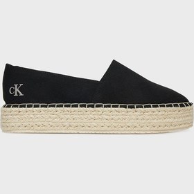 Resim Calvin Klein Bayan Espadril Yw0yw01737 0gm Siyah-beyaz Siyah-beyaz Siyah - Beyaz 