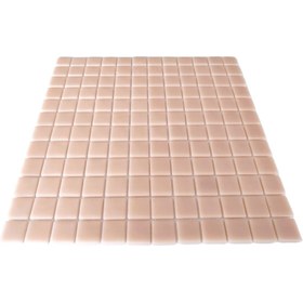 Resim MozaiKristaL Tüm Yüzeyler Için 25x25mm Yavruağzı, 31.5x31.5cm Fileli Cam Mozaik. (10 FİLE KARO=1 M2 FİYATIDIR) 