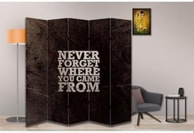 Resim Motivasyon Temalı Özel Tasarım Paravan Room Divider PRV1068, 180 x 180 