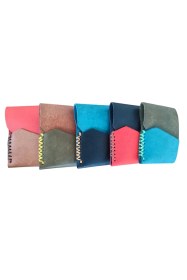 Resim Sumerian Leather Craft Pueblo Deri Kartlık Düz Mavi Mavi 