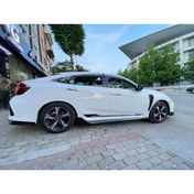 Resim bkstuningshop Honda Civic Fc5 Typer Yan Marşpiyel (ÇİFT) 