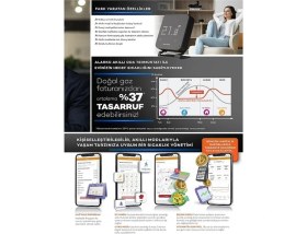 Resim Alarko By Cosa Wi-Fi Erişimli Akıllı Kombi Termostadı 