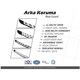 Resim Courier Arka Koruma Demiri Trimline Noktalı Model 2023 2024 2025 2026 2027 