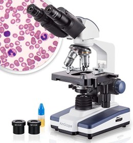 Resim Amscope B120 Siedentopf Binoküler Bileşik Mikroskop 