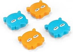 Resim GeekShare Joystick Başparmak Kavrama Kapakları 4 ADET Silikon Joystick Kapak Sevimli Ahtapot Şekilli Thumbstick Caps Switch/OLED/Switch Lite ile Uyumlu - Uykulu Ahtapot 