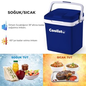 Resim Coolist CLT26 12Volt/220Volt AC/DC 26 Litre Sıcak/Soğuk Oto Buzdolabı 