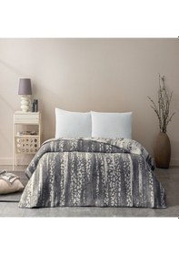 Resim Taç Savanna Pamuk Tek Kişilik Battaniye Gri 000000001500219423 Gri 