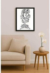 Resim Nezih Danyal Tipler Kişiye Özel Sertifikalı Sınırlı Fine Art Karikatür Baskı NTP00007 