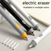 Resim 1 adet Elektrikli Çizim Vurgu Silgisi, Sanatsal Dönen Silgi, Boyama için Uygun ve Hızlı Silgi Aracı, İki AAA Pili ile Çalışır, Piller Dahil Değildir 