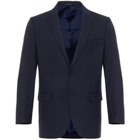 Resim Süvari Lacivert Regular Düz Mono Yaka 4 Drop Klasik Takım Elbise-33583 Lacivert 