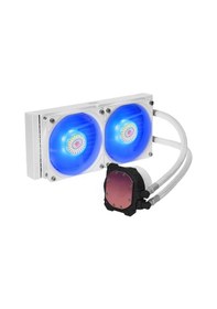 Resim Cooler Master Masterliquid Ml240L V2 Beyaz Sickleflow Rgb Fanlı 