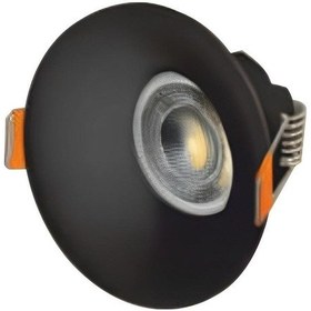 Resim Ct-5091 Lion Yuvarlak Siyah Spot Ampulsuz-6adet Cata 