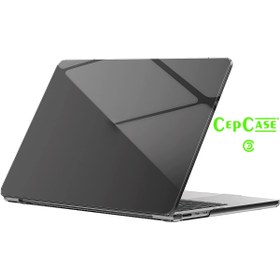 Resim CEPCASE Macbook Pro 13.3" 2020-2021 M1 Kılıf A2338/a1706/a1708/a1989 Kılıf Kristal Şeffaf Tasarm Kapak 