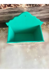 Resim Bypinaryuksel Kuş Desenli Ahşap Posta Kutusu 