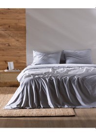 Resim Madame Coco Benati Tek Kişilik %100 Pamuk İpliği Boyalı Nevresim Takımı - Lacivert Nt0000000359 