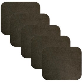 Resim Knsz oturma minderi 5 li zengin&mağrur&uslu kahve penye kumaş tel bar sandalyesi için 