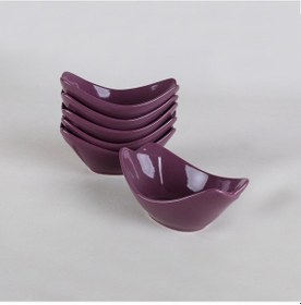 Resim Keramika Mor Sera Çerezlik 16 CM 6 Adet 