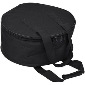 Resim Pazly Profesyonel 41cm Güzellik Kabı Çantası - 2 Katlı Honeycomb Tasarım, Siyah, Eva Oxford Kumaş 