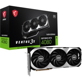 Resim MSI Geforce Rtx 4080 16gb Ventus 3x Oc 16gb Ggdr6x 256 Bit Ekran Kartı 