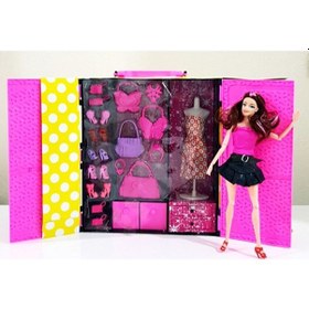 Resim Fashionable Moda Gardırop Ve Sonsuz Hareketli Bebek 