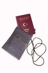 Resim Metropolitan Drps Boyun Askılı Hakiki Deri Pasaportluk, Evrak Çantası 