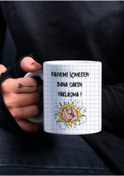 Resim Eylül Design Uyanamıyorum Yazılı Eğlenceli Özel Tasarım Baskılı Kupa Bardak 
