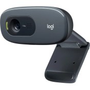 Resim C270 Hd Web Kamerası, 720P/30 Fps, Rightlight 2 ile Otomatik Işık Düzeltme, Mono Gürültü Engelleyici Mikrofon, Siyah 