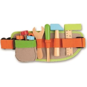 Resim Classic World Ahşap Tamir Seti Bel Çantası 