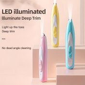 Resim Elektrikli Evcil Hayvan Pati Tüy Kesme Makinesi Seti, USB Şarj Edilebilir Lityum Pil, LED Aydınlatmalı Derin Kesim, 3 Renk - F1 Evcil Hayvan Bakım Aracı 